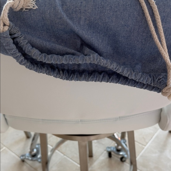 Blue Drawstring Bag - Picture 3 of 3